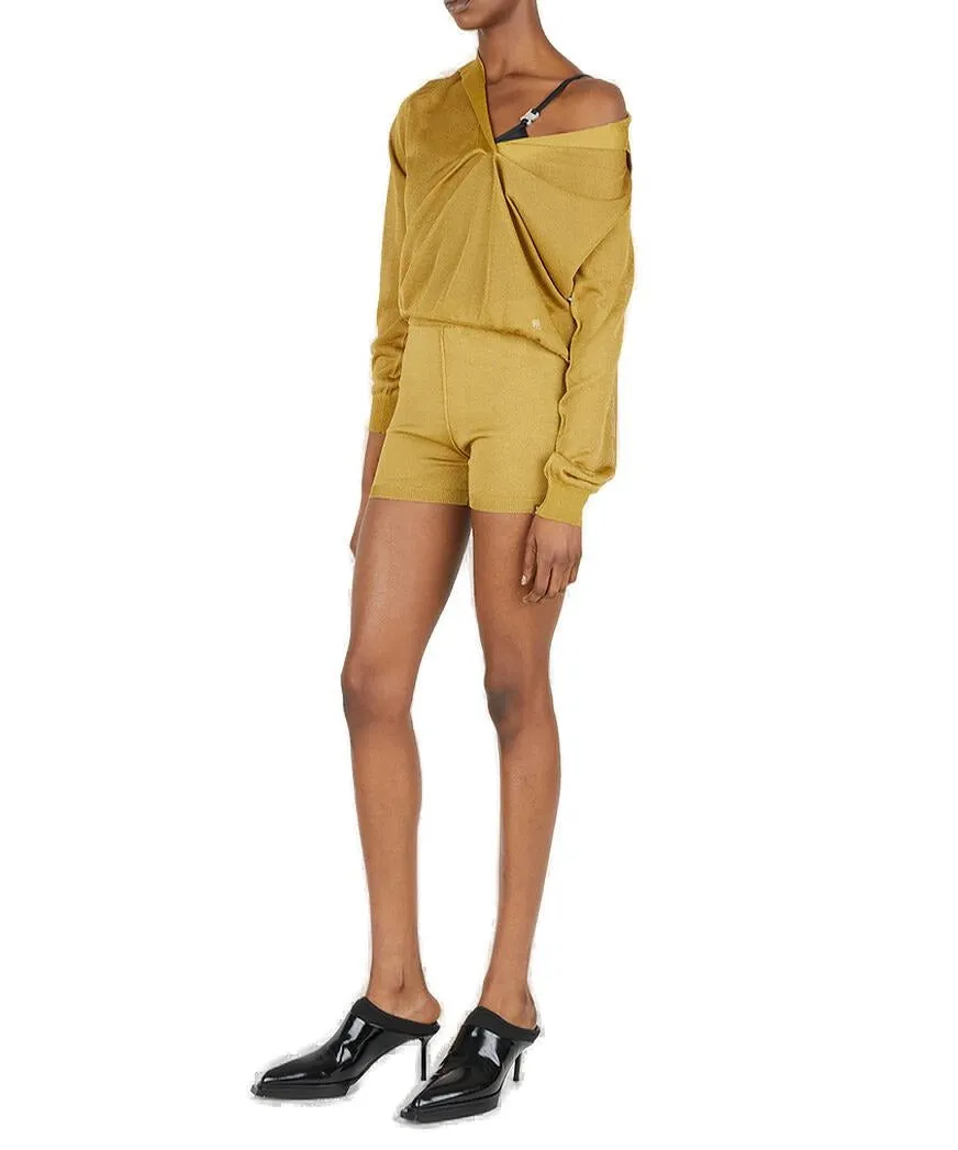 1017 ALYX 9SM Ribbed Trim Knitted Shorts