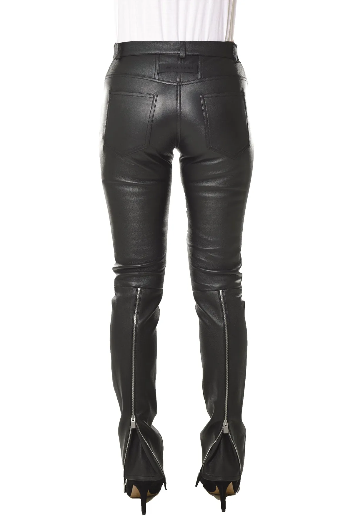 1017 ALYX 9SM Zip-Up Skinny Leather Pants