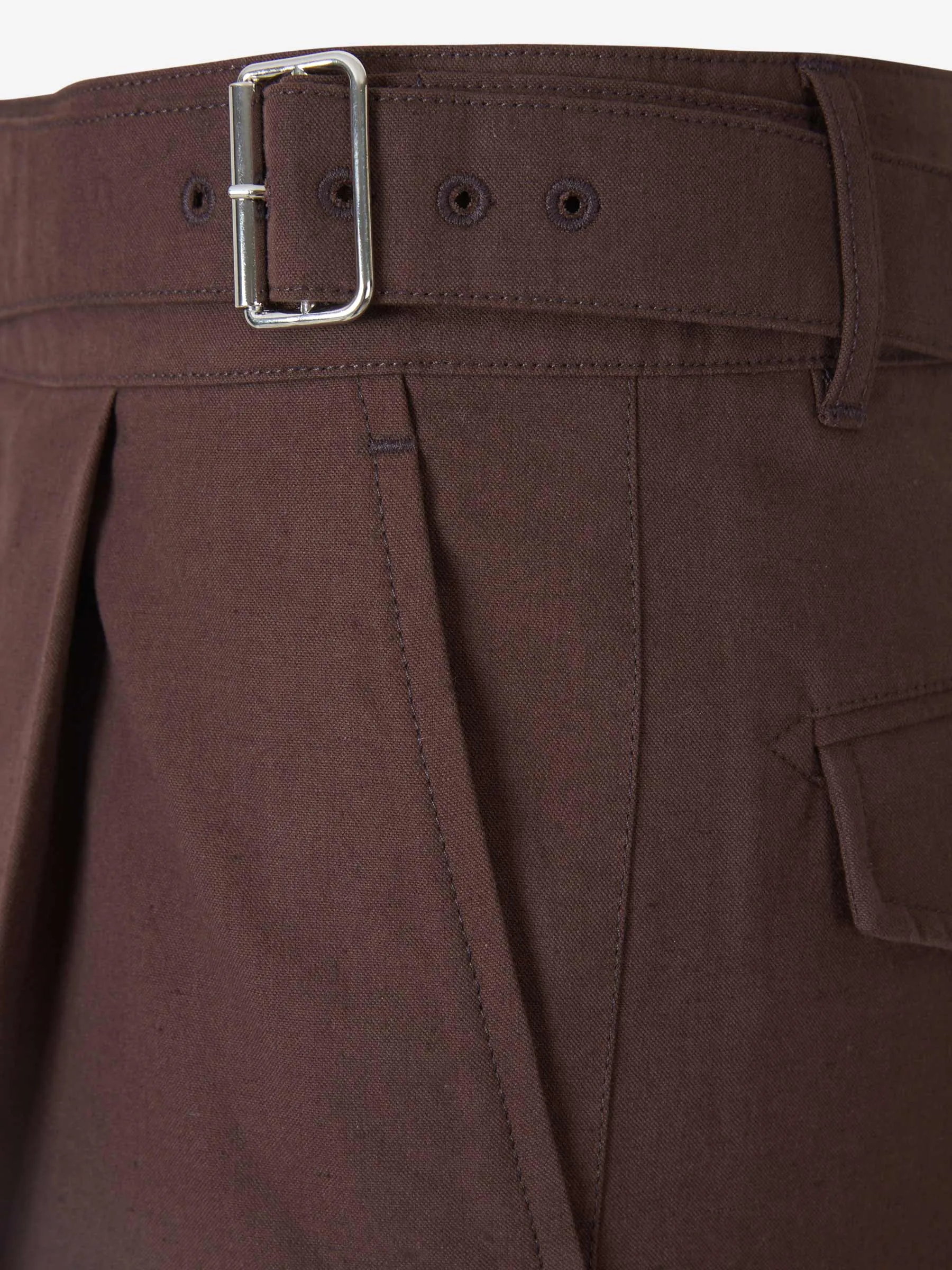 Acne Studios Buckle Detailed Bermuda Shorts