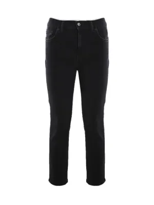 Acne Studios Button Detailed Straight Leg Jeans