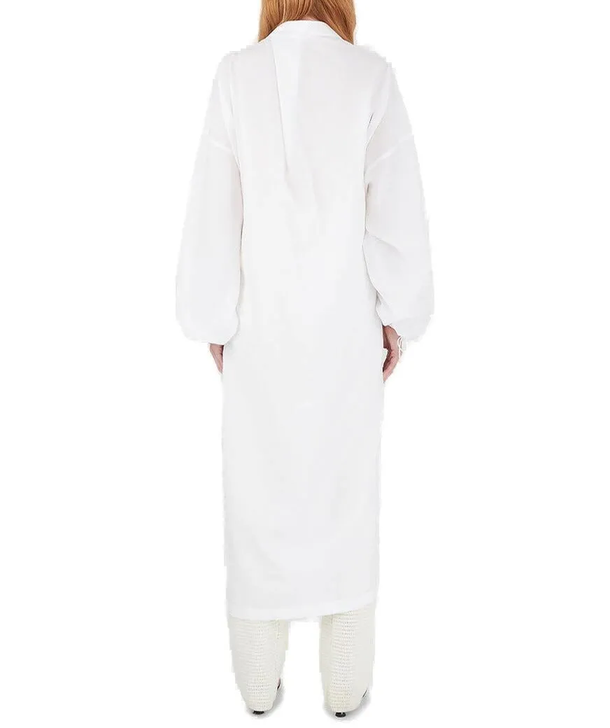 Acne Studios Buttoned Long-Sleeved Shirt Dress
