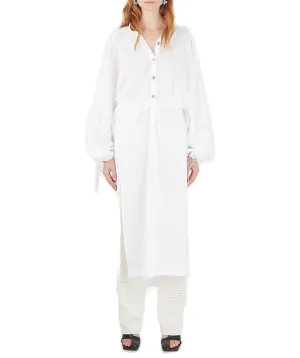 Acne Studios Buttoned Long-Sleeved Shirt Dress