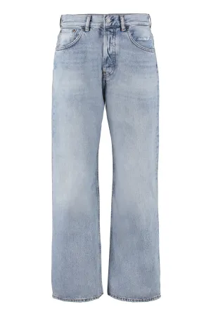 Acne Studios Distressed Straight Leg Jeans