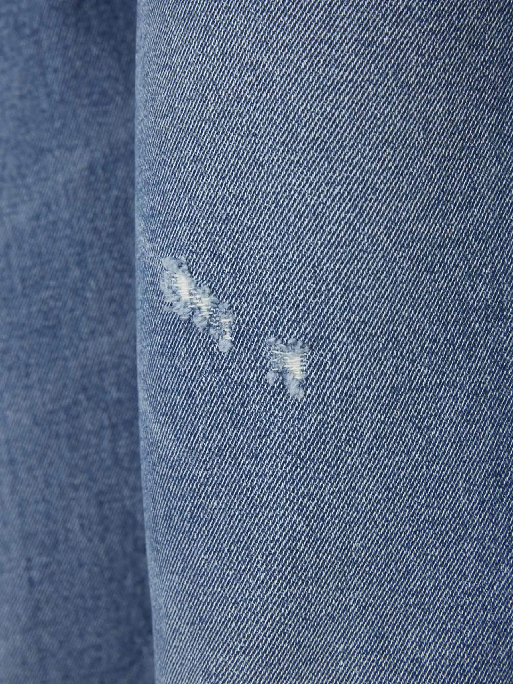 Acne Studios Distressed Straight Leg Jeans