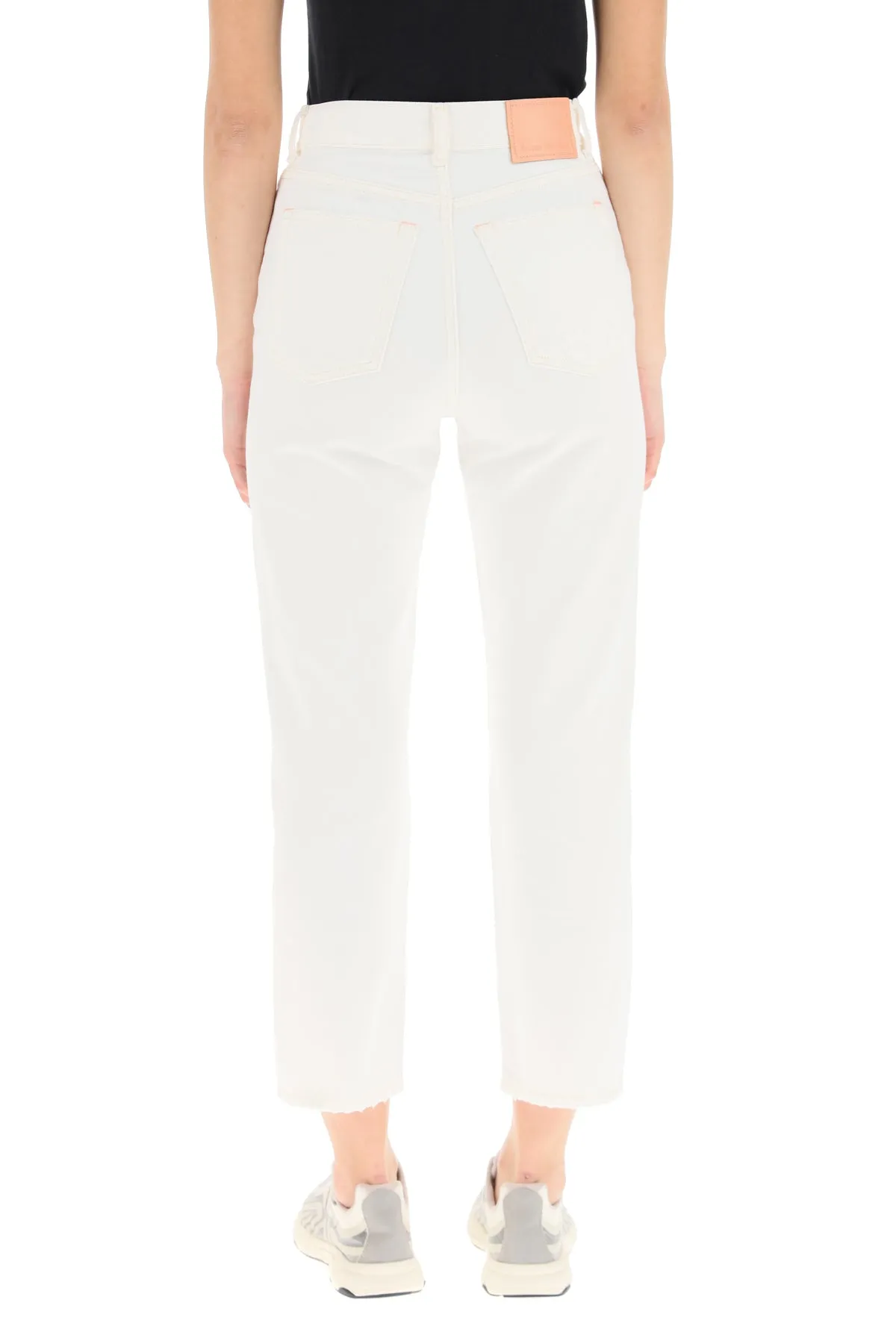 Acne Studios High-Waisted Cropped Jeans