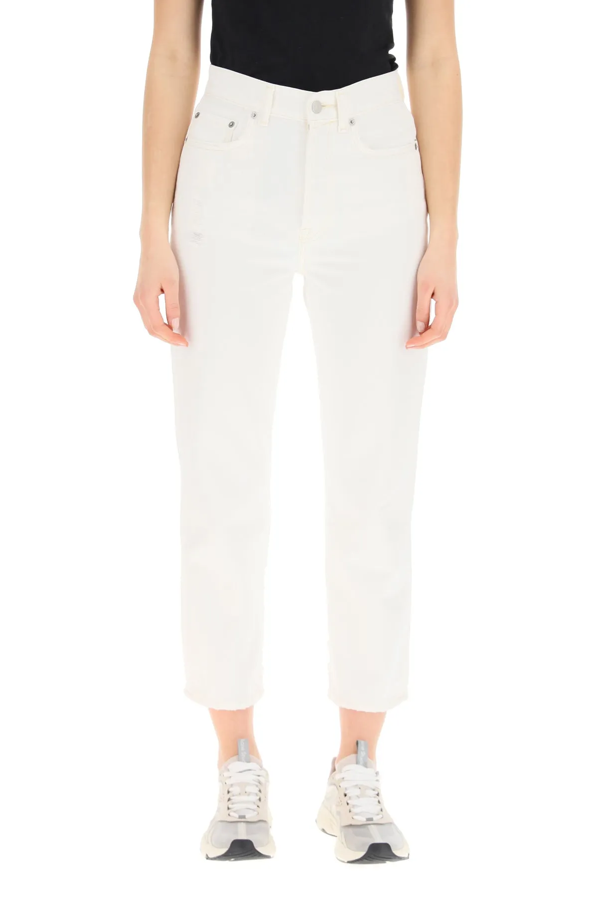 Acne Studios High-Waisted Cropped Jeans