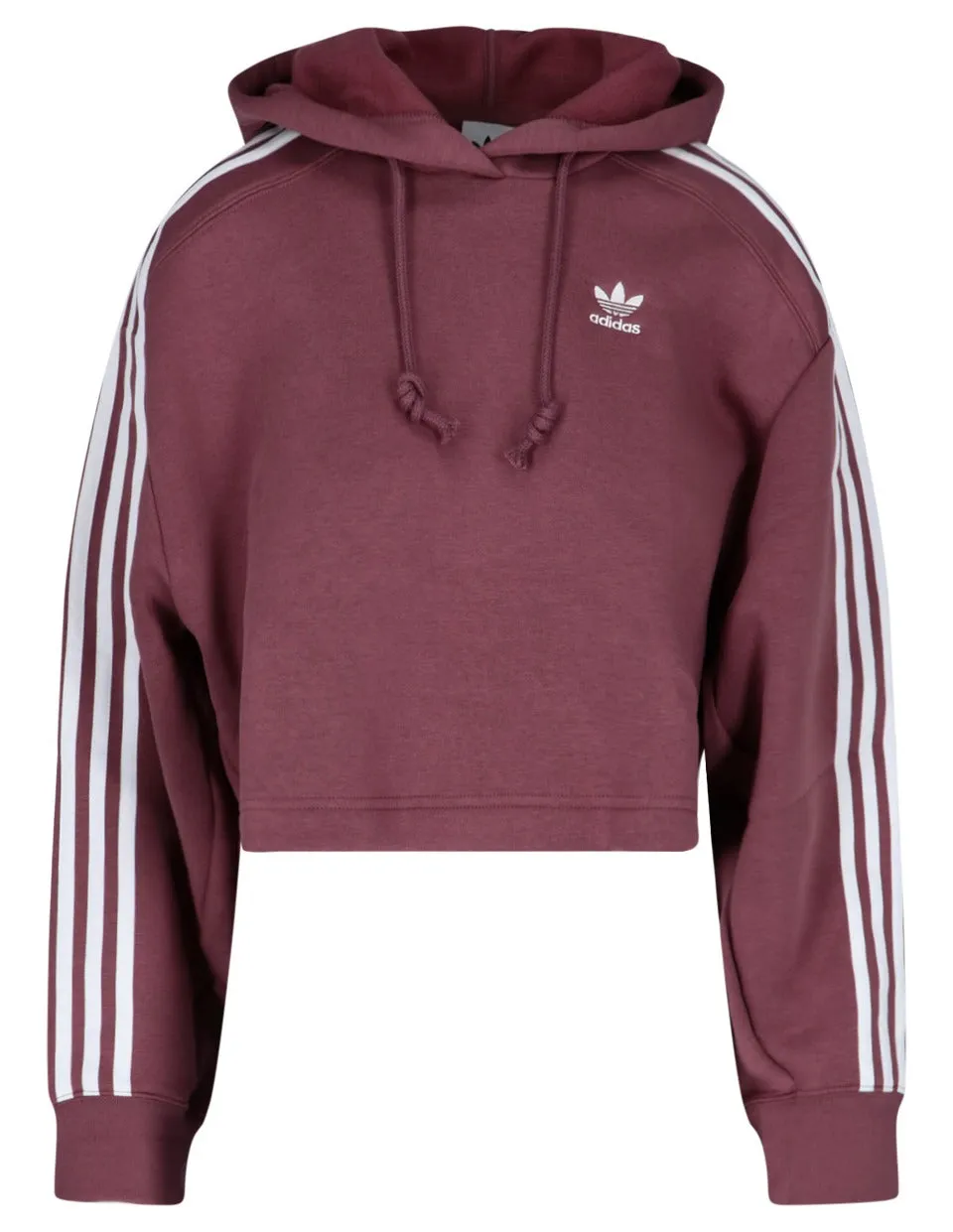 Adidas Original Drawstring Cropped Hoodie