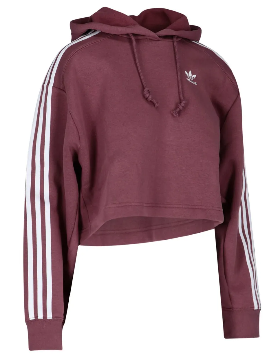 Adidas Original Drawstring Cropped Hoodie
