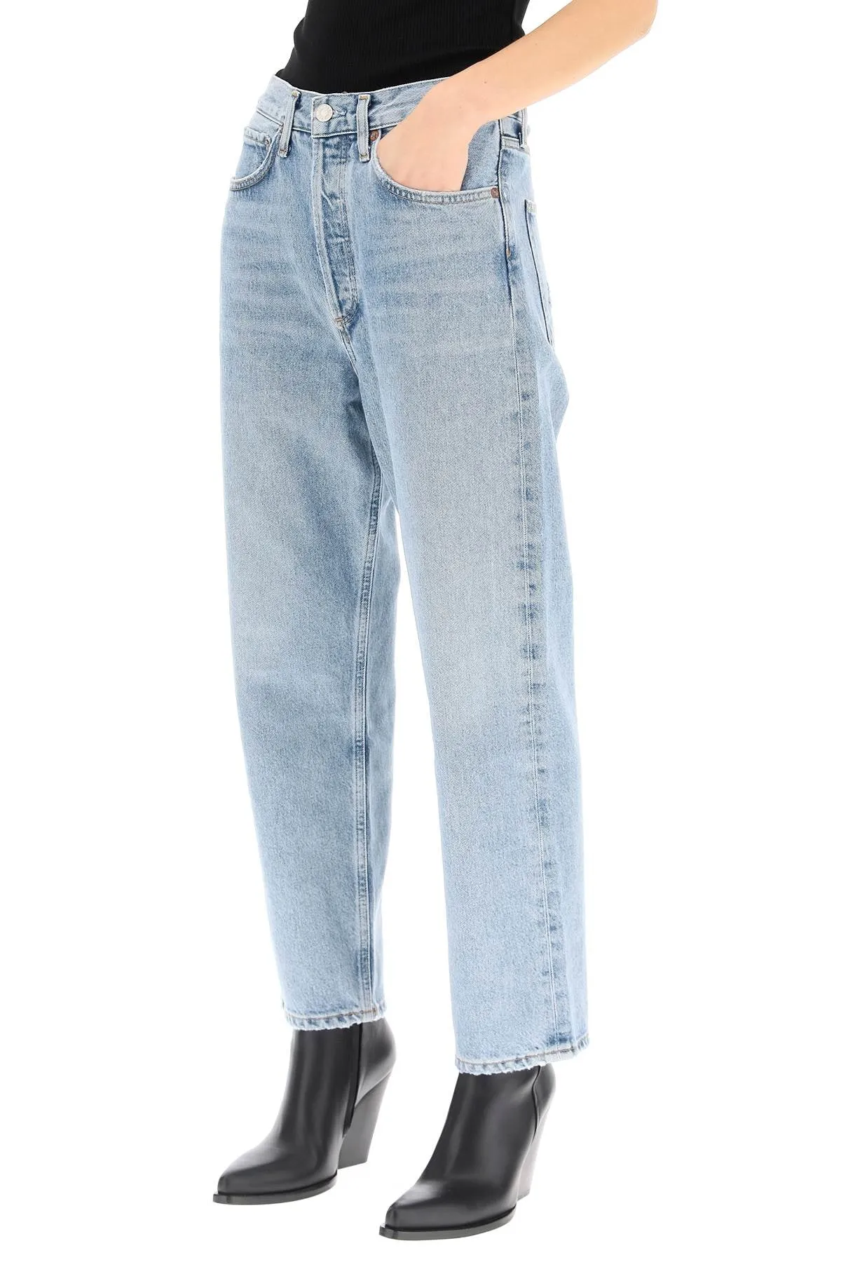 AGOLDE 90s Crop Mid Rise Jeans