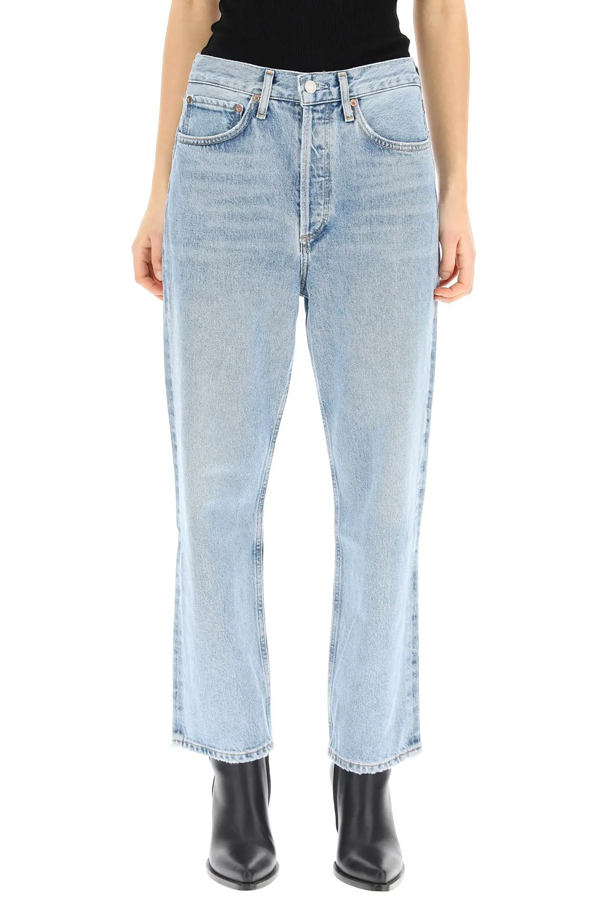 AGOLDE 90s Crop Mid Rise Jeans