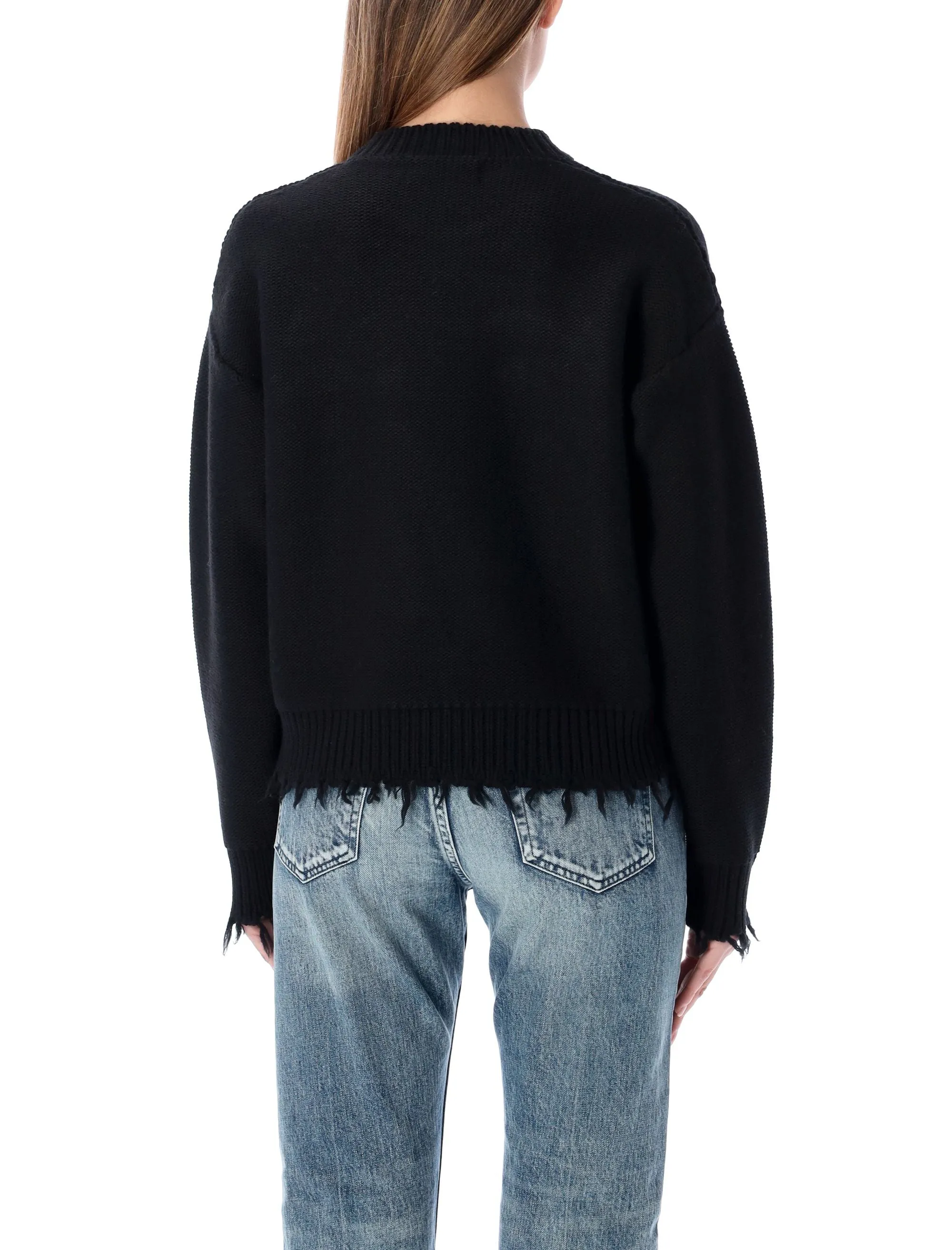 Alanui Lip Intarsia Knit Jumper