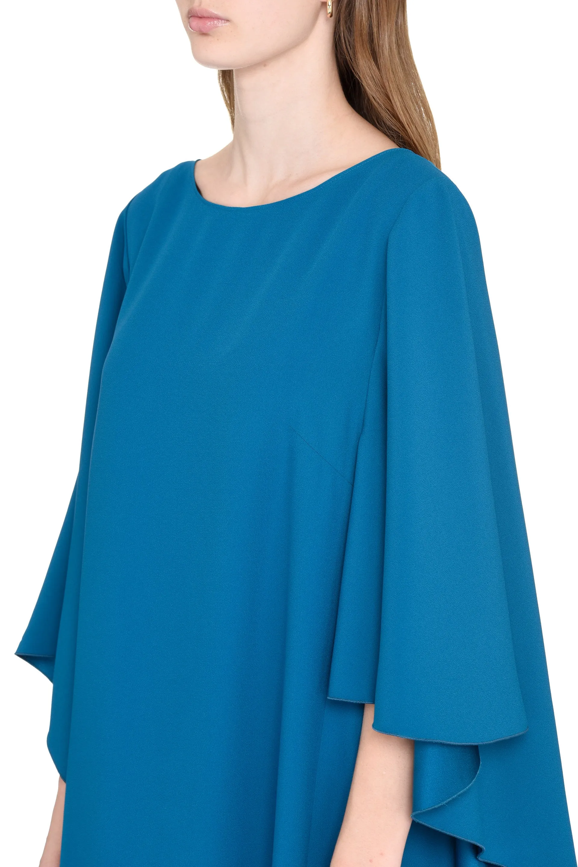 Alberta Ferretti Asymmetric Midi Dress