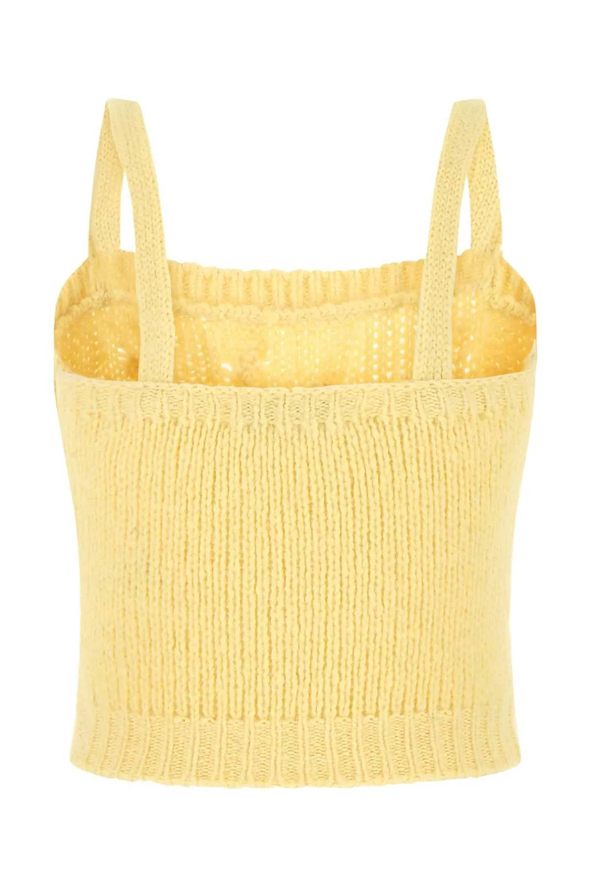 Alessandra Rich Braided Sleeveless Knit Top