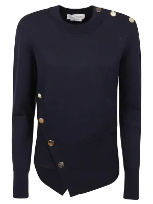 Alexander McQueen Button Knit Jumper