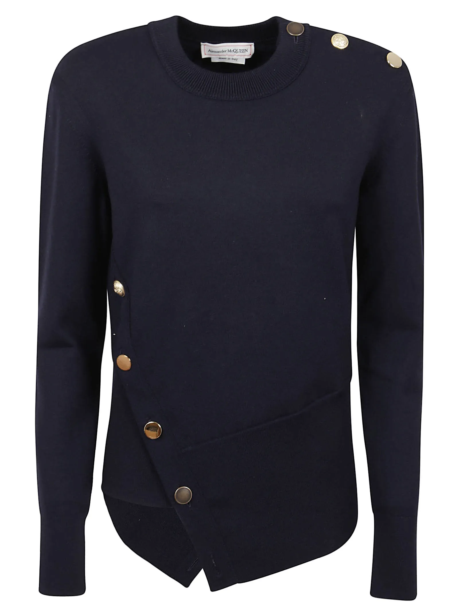 Alexander McQueen Button Knit Jumper