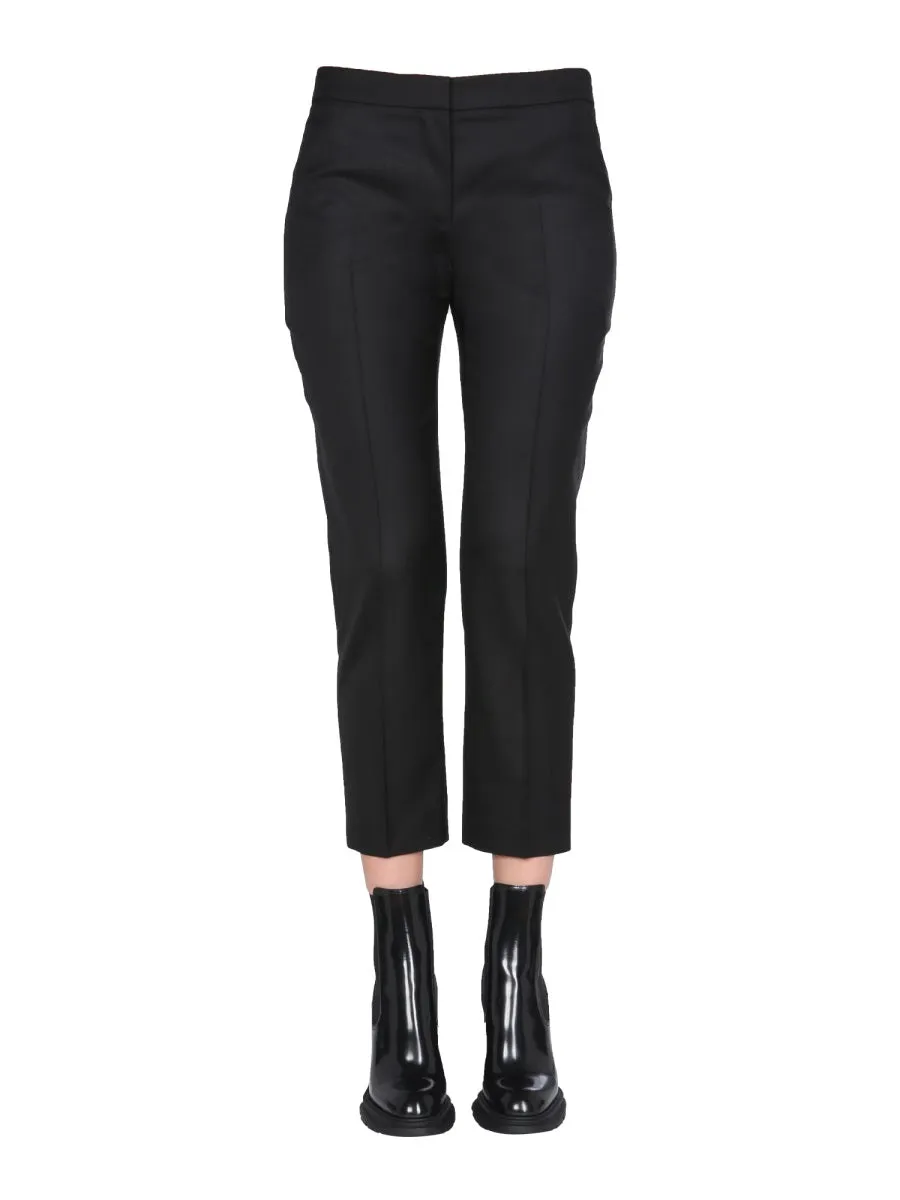 Alexander McQueen Cropped Straight Leg Trousers