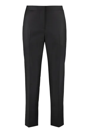 Alexander McQueen Cropped Straight Leg Trousers