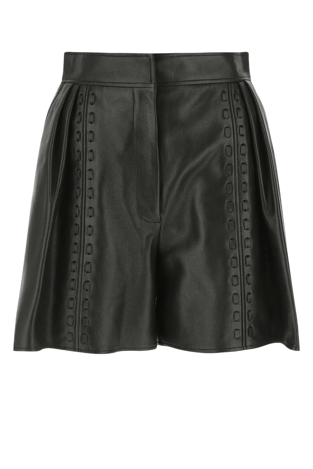 Alexander McQueen High Waist Buttoned Shorts