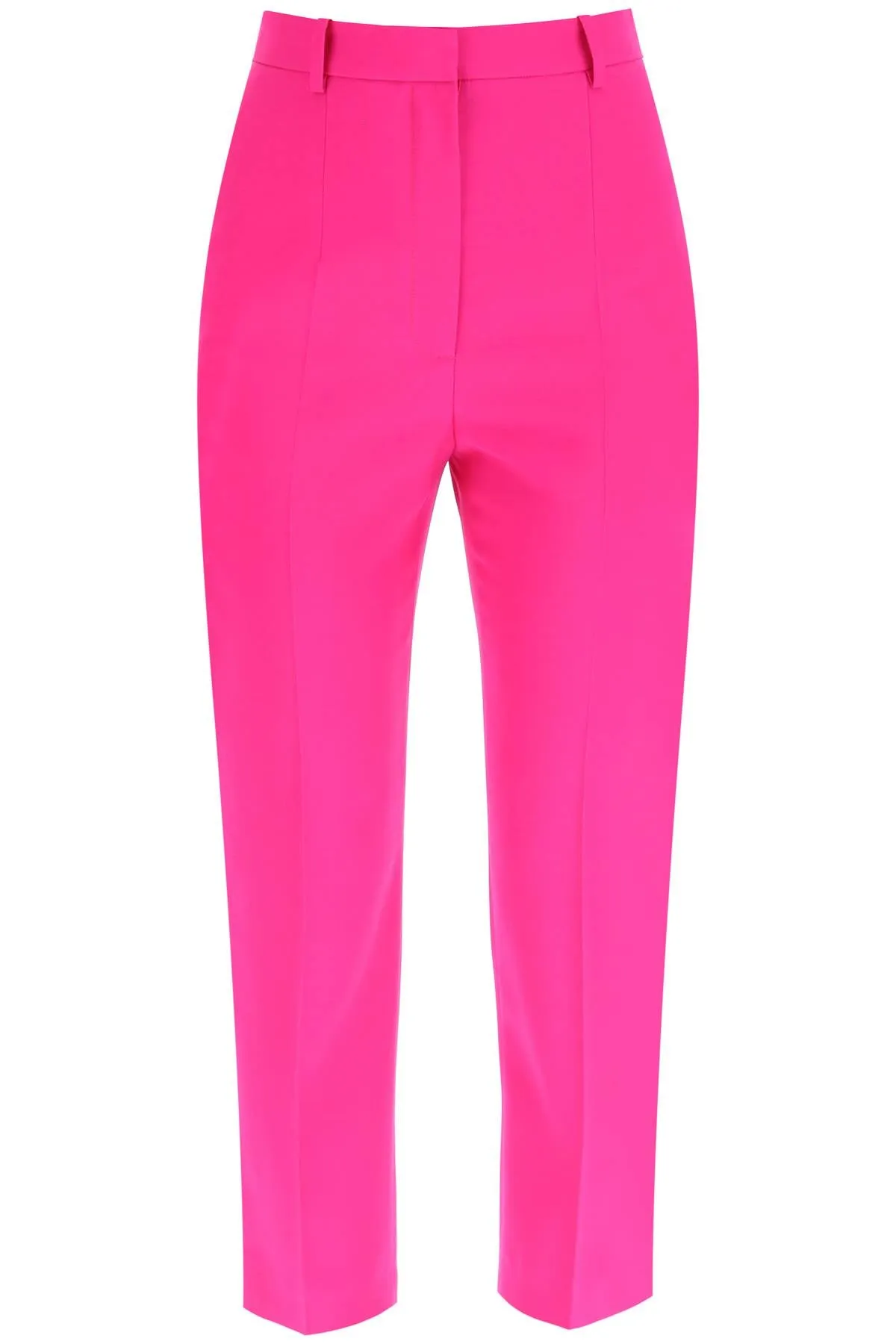 Alexander McQueen High Waisted Cropped Trousers