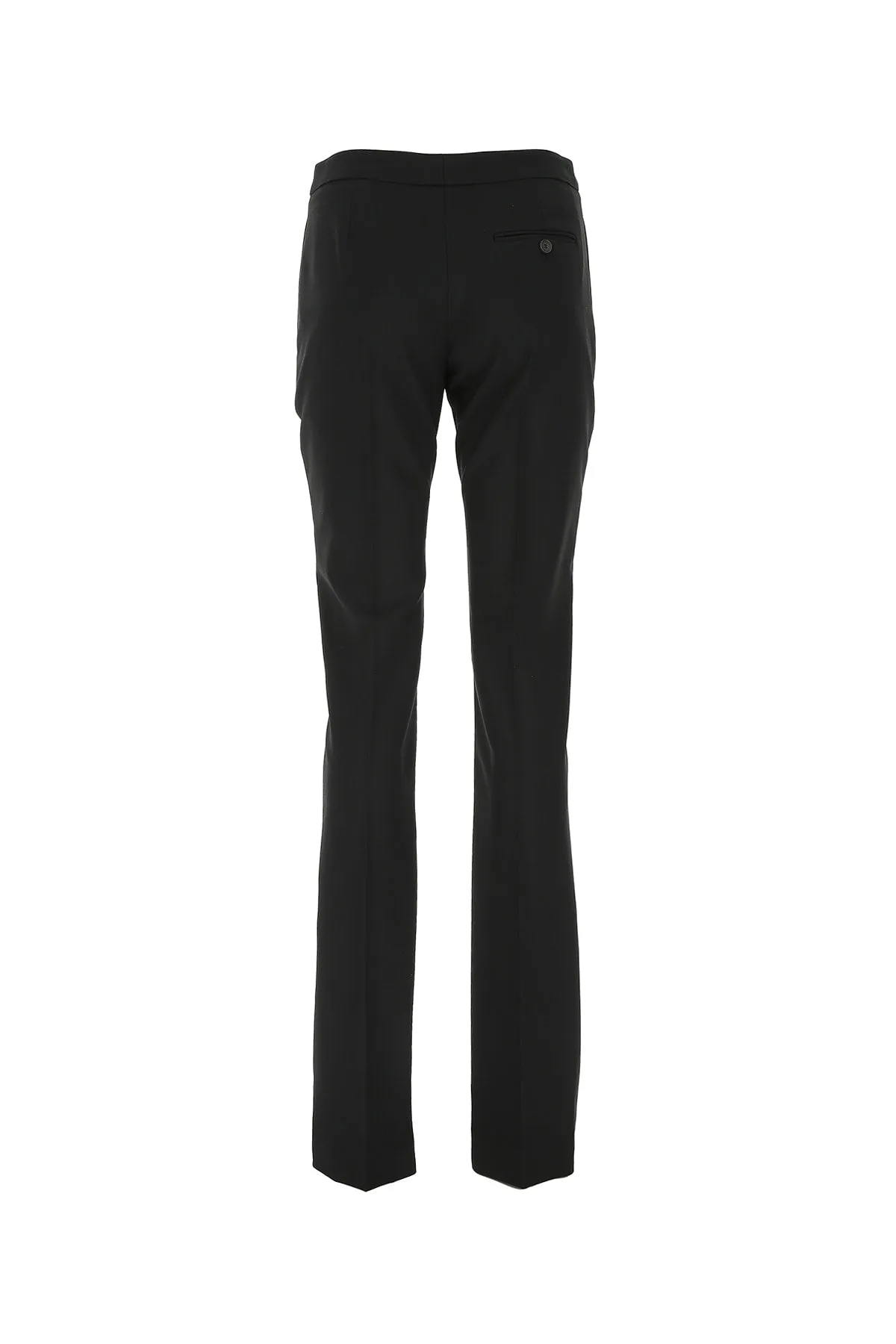 Alexander McQueen High Waisted Straight Leg Trousers