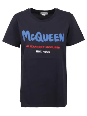 Alexander McQueen Logo Print T-Shirt