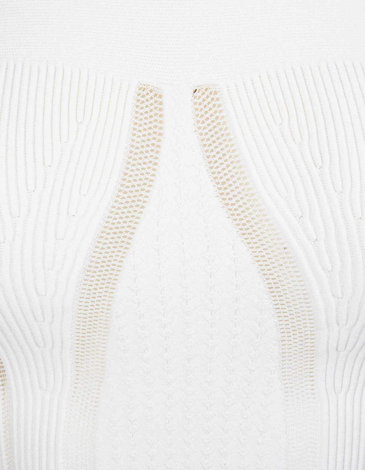 Alexander McQueen Panelled Ribbed Tank Top