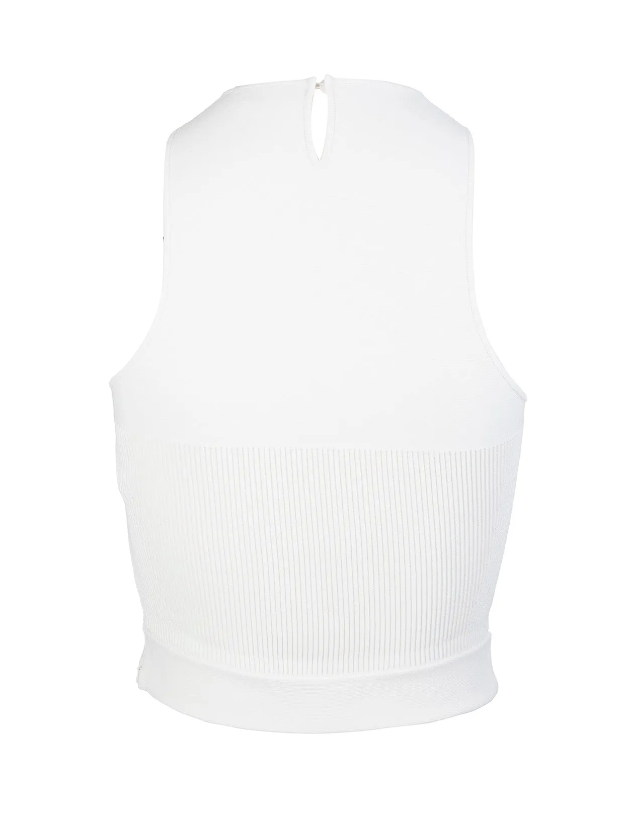 Alexander McQueen Panelled Ribbed Tank Top