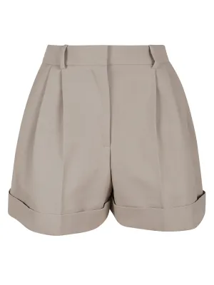 Alexander McQueen Pleat Detailed Shorts