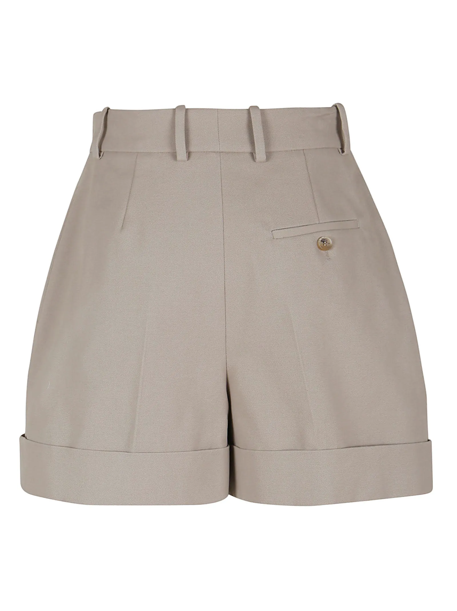 Alexander McQueen Pleat Detailed Shorts
