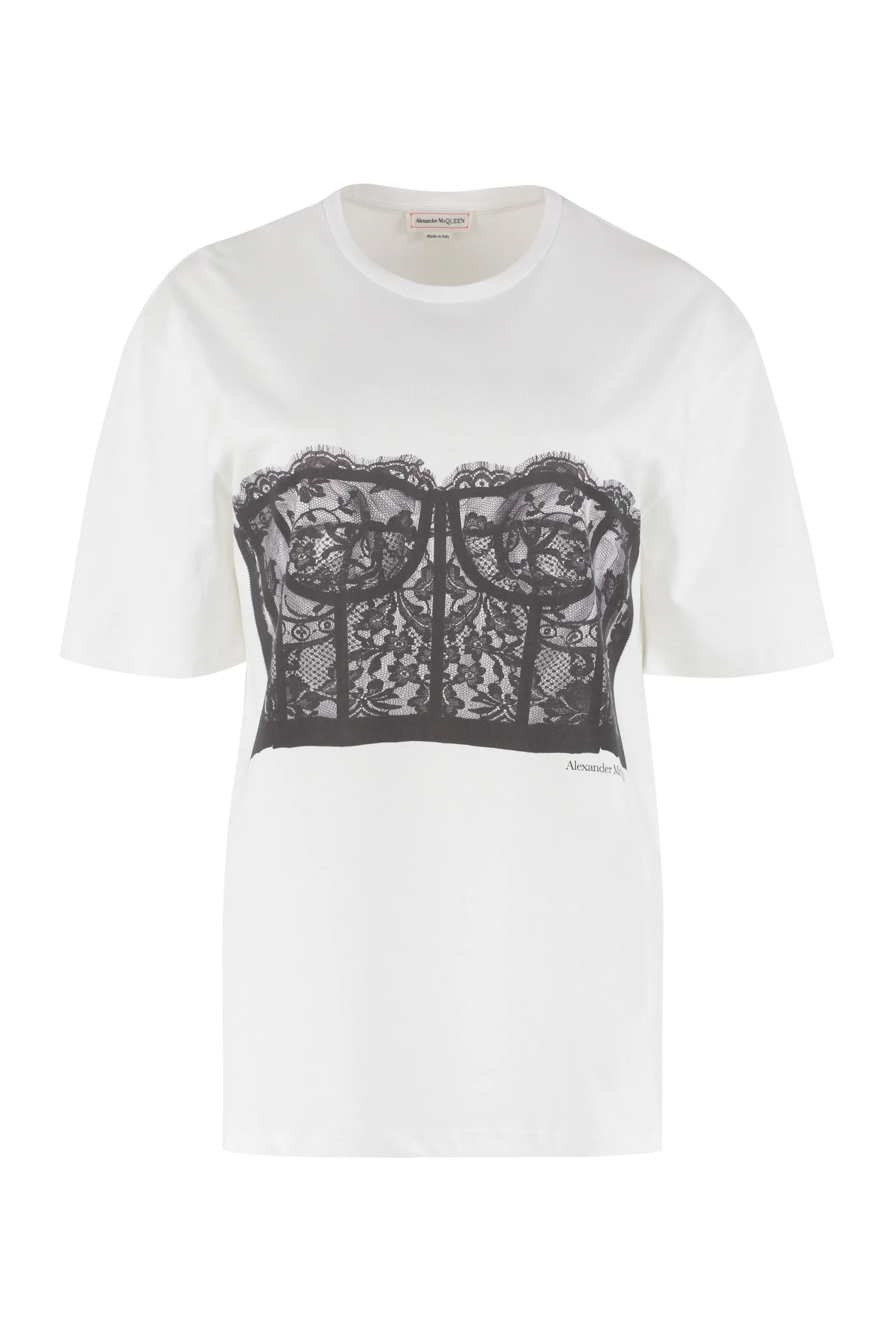 Alexander McQueen Printed Crewneck T-Shirt