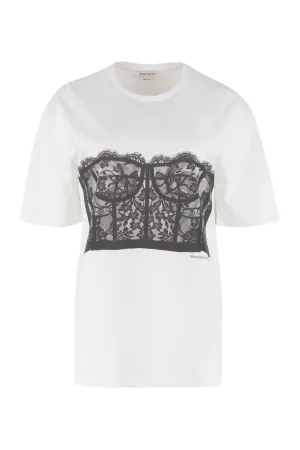 Alexander McQueen Printed Crewneck T-Shirt