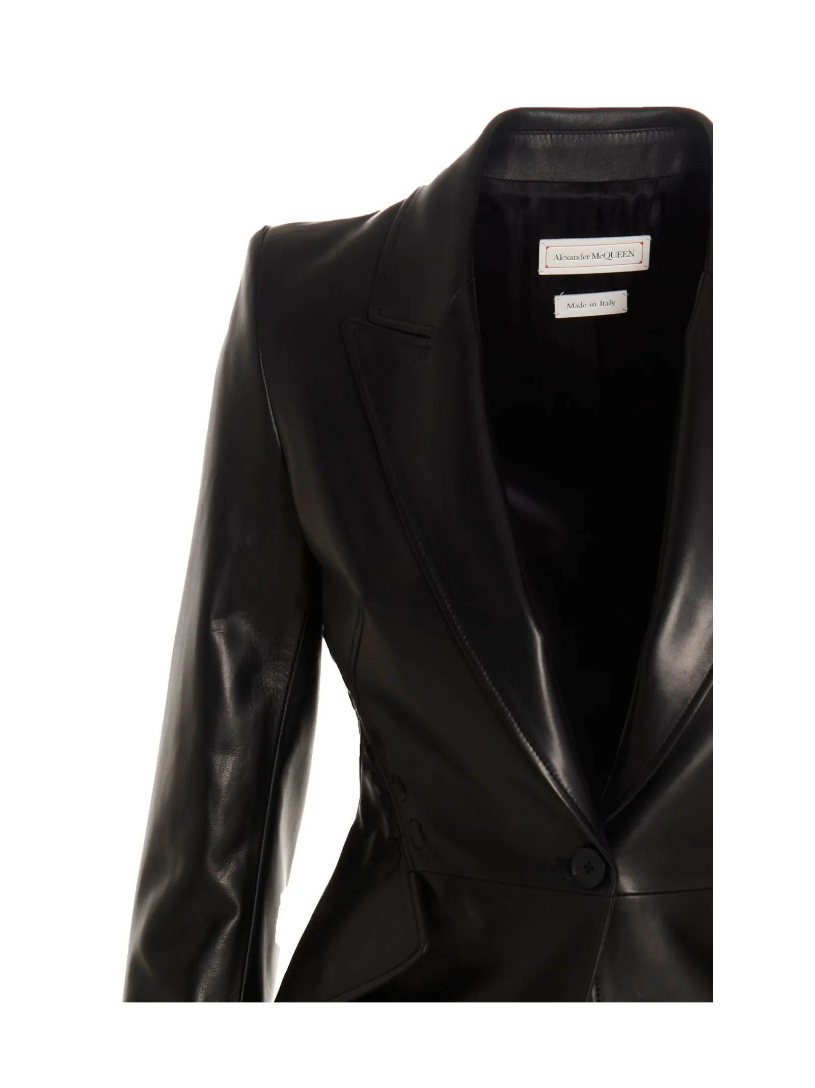 Alexander McQueen Tailored Leather Jacket