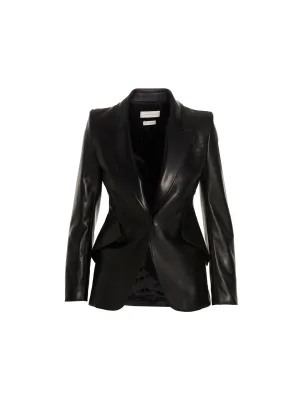 Alexander McQueen Tailored Leather Jacket