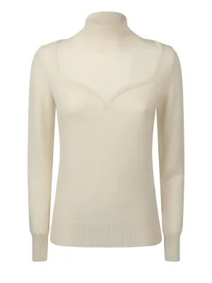 Alexander McQueen Turtleneck Ribbed-Knit Jumper