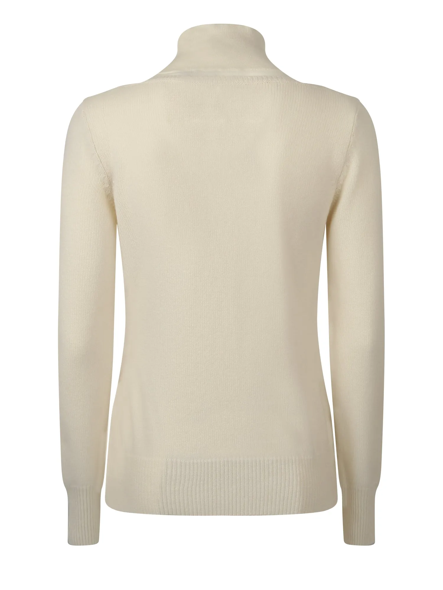Alexander McQueen Turtleneck Ribbed-Knit Jumper