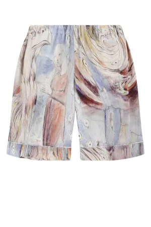 Alexander McQueen William Blake Dante Printed Shorts