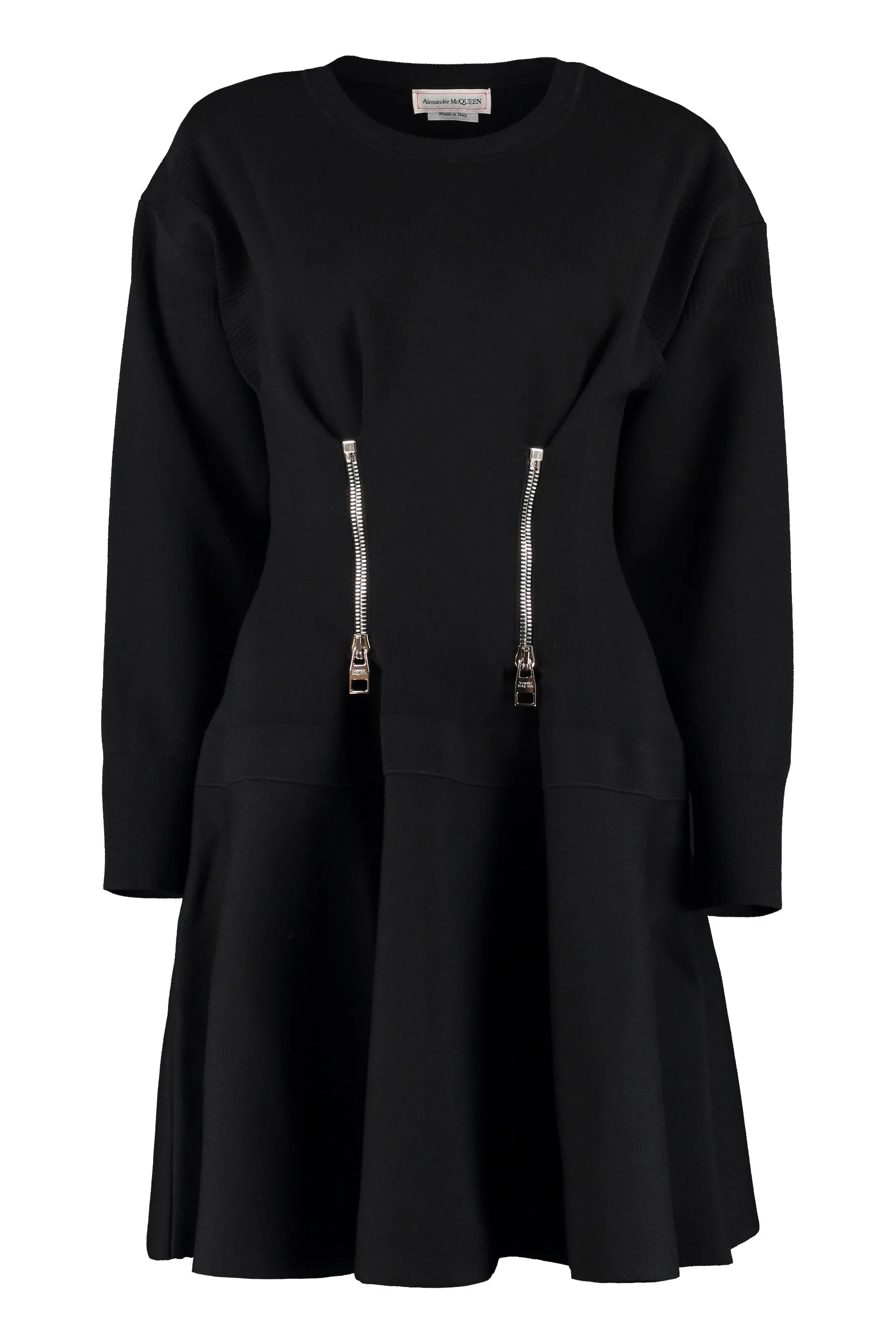 Alexander McQueen Zip Mini Dress