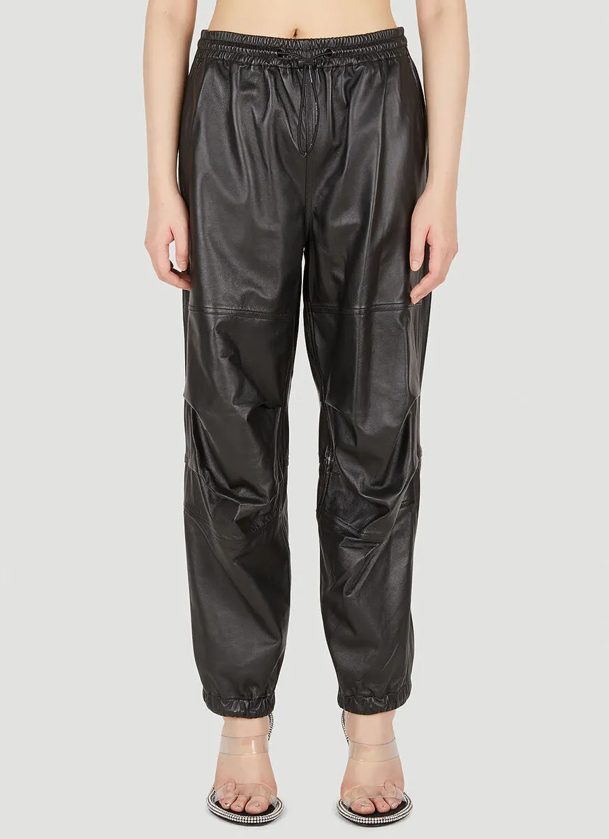 Alexander Wang Baggy Leather Joggers