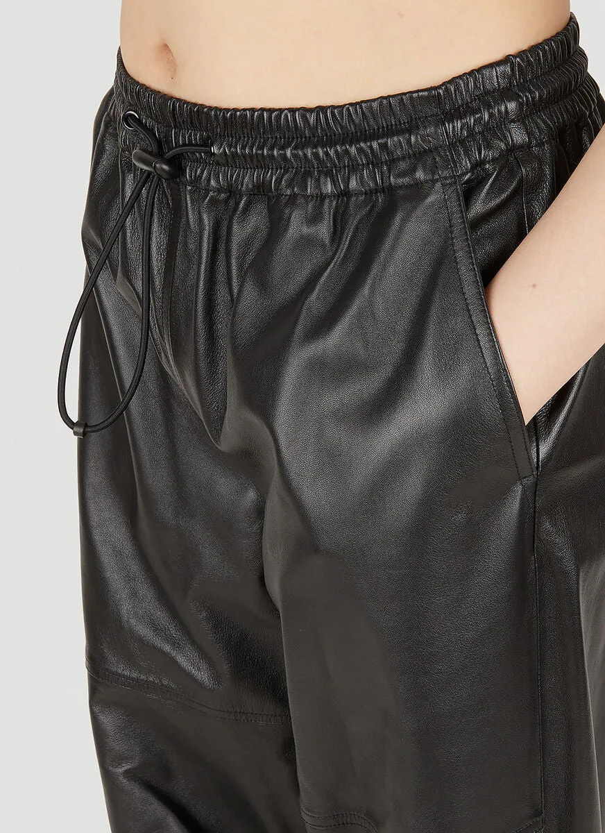 Alexander Wang Baggy Leather Joggers