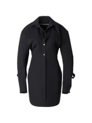 Alexander Wang Fitted Buttoned Mini Shirt Dress