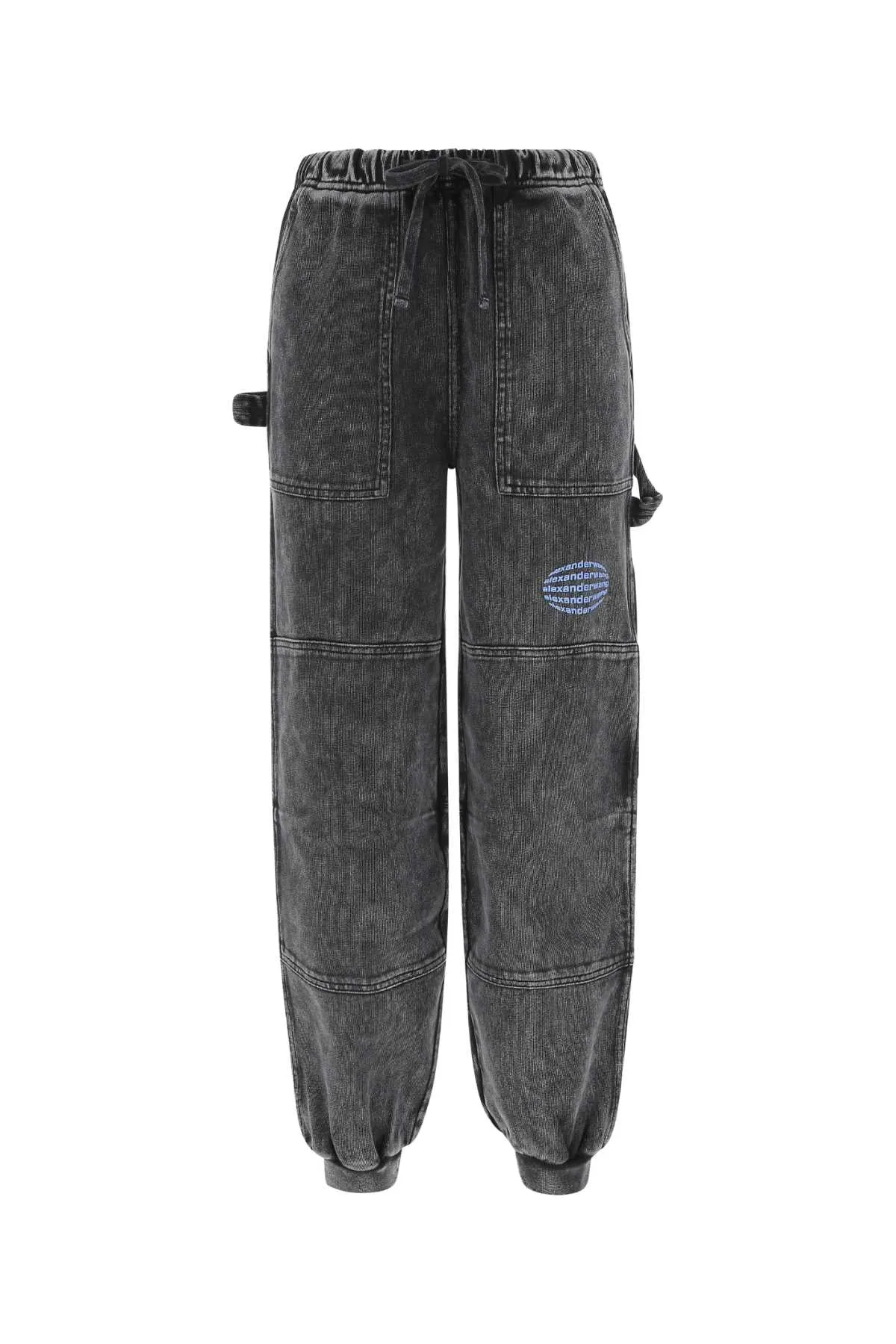 Alexander Wang Logo Detailed Drawstring Track Pants
