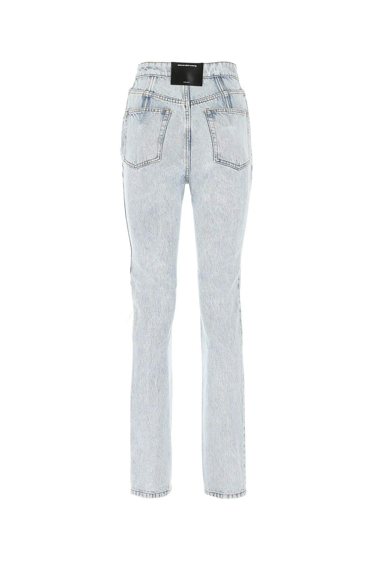 Alexander Wang Stacked Slim Leg Jeans