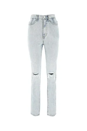 Alexander Wang Stacked Slim Leg Jeans