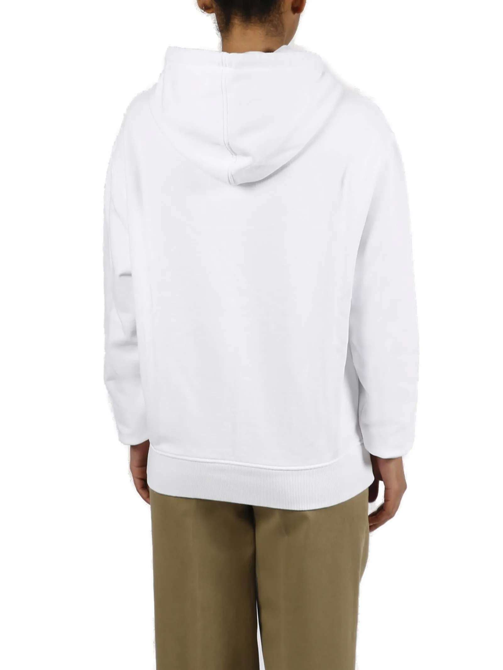 AMI Logo Embroidered Drawstring Hoodie