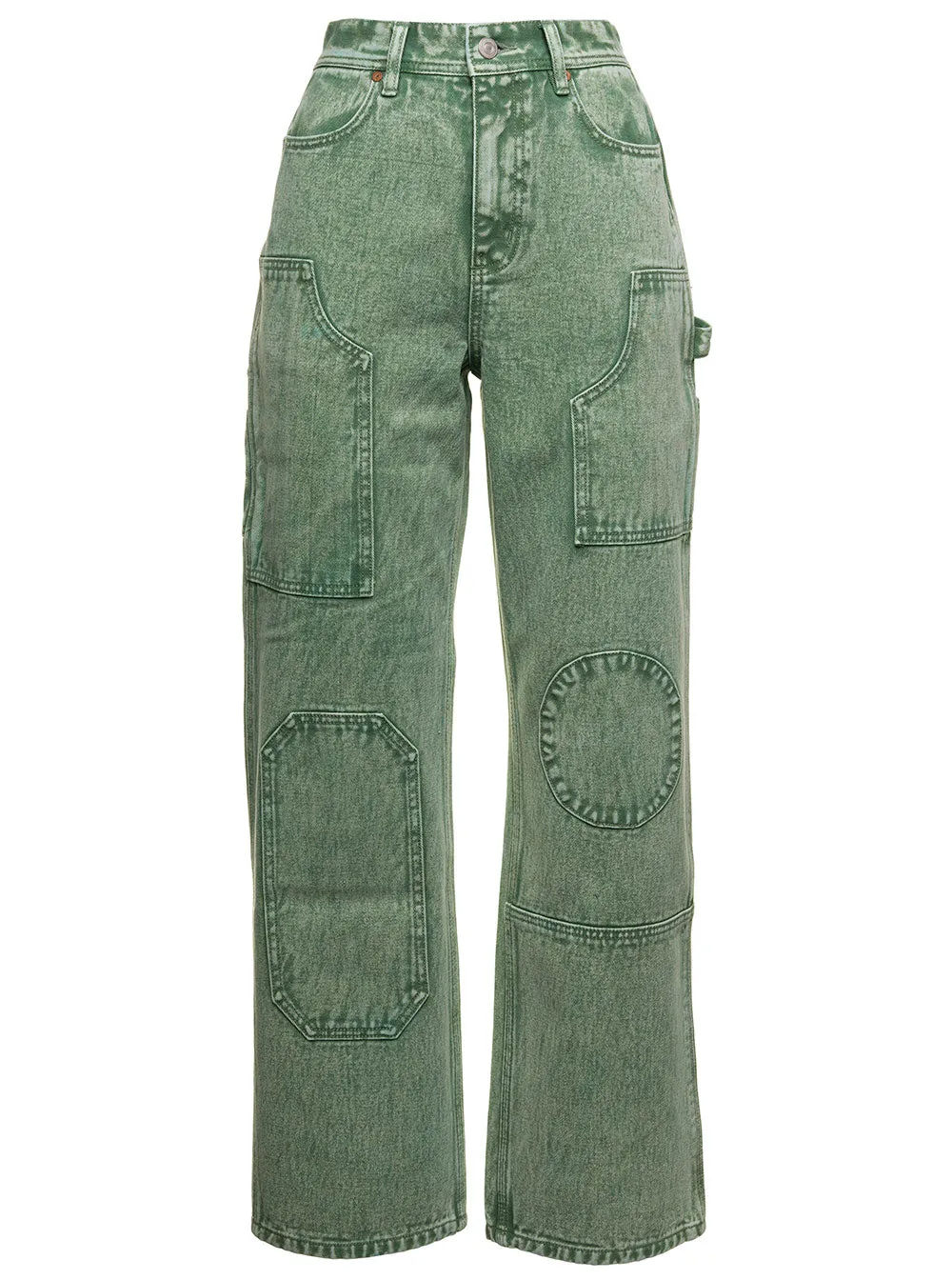 Andersson Bell Logo Patch Overdyed Jeans