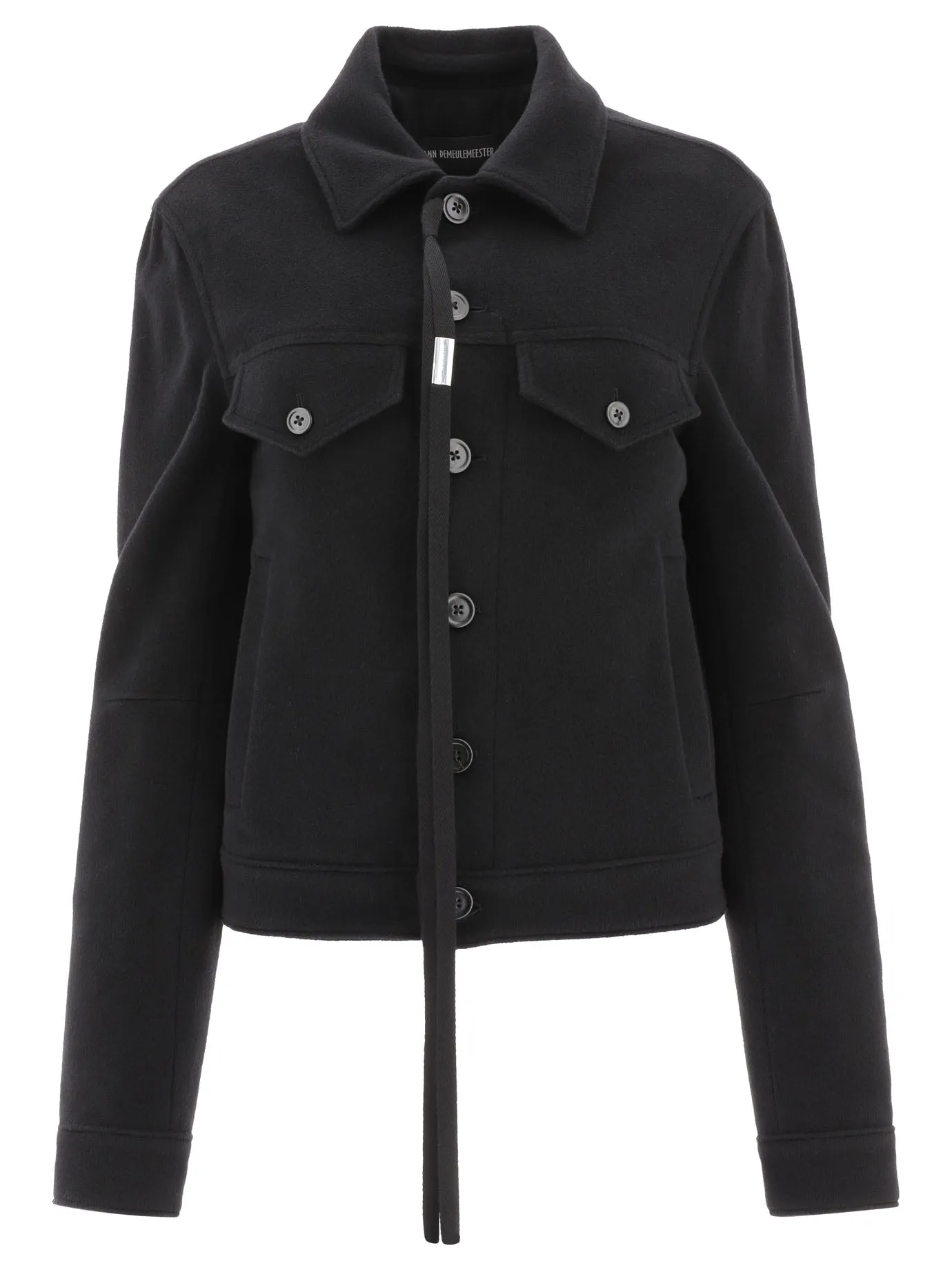 Ann Demeulemeester Draped Trucker Jacket
