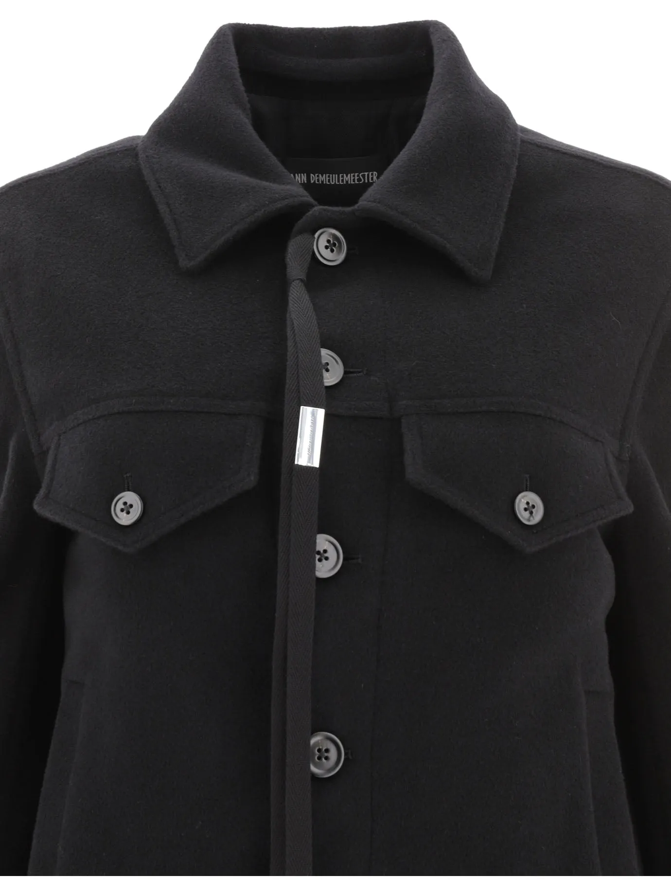 Ann Demeulemeester Draped Trucker Jacket