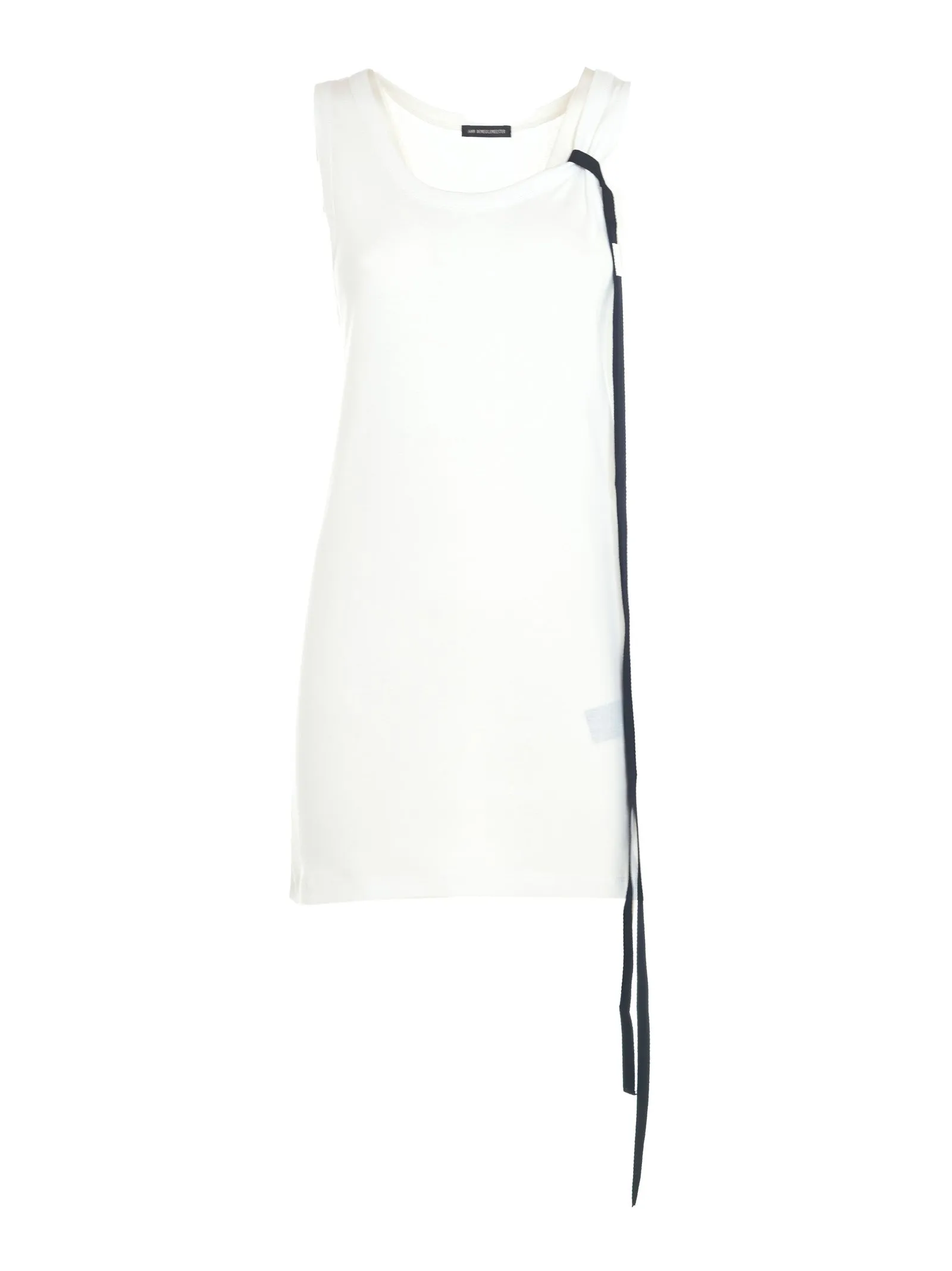 Ann Demeulemeester Seva Ribbon Detailed Tank Top