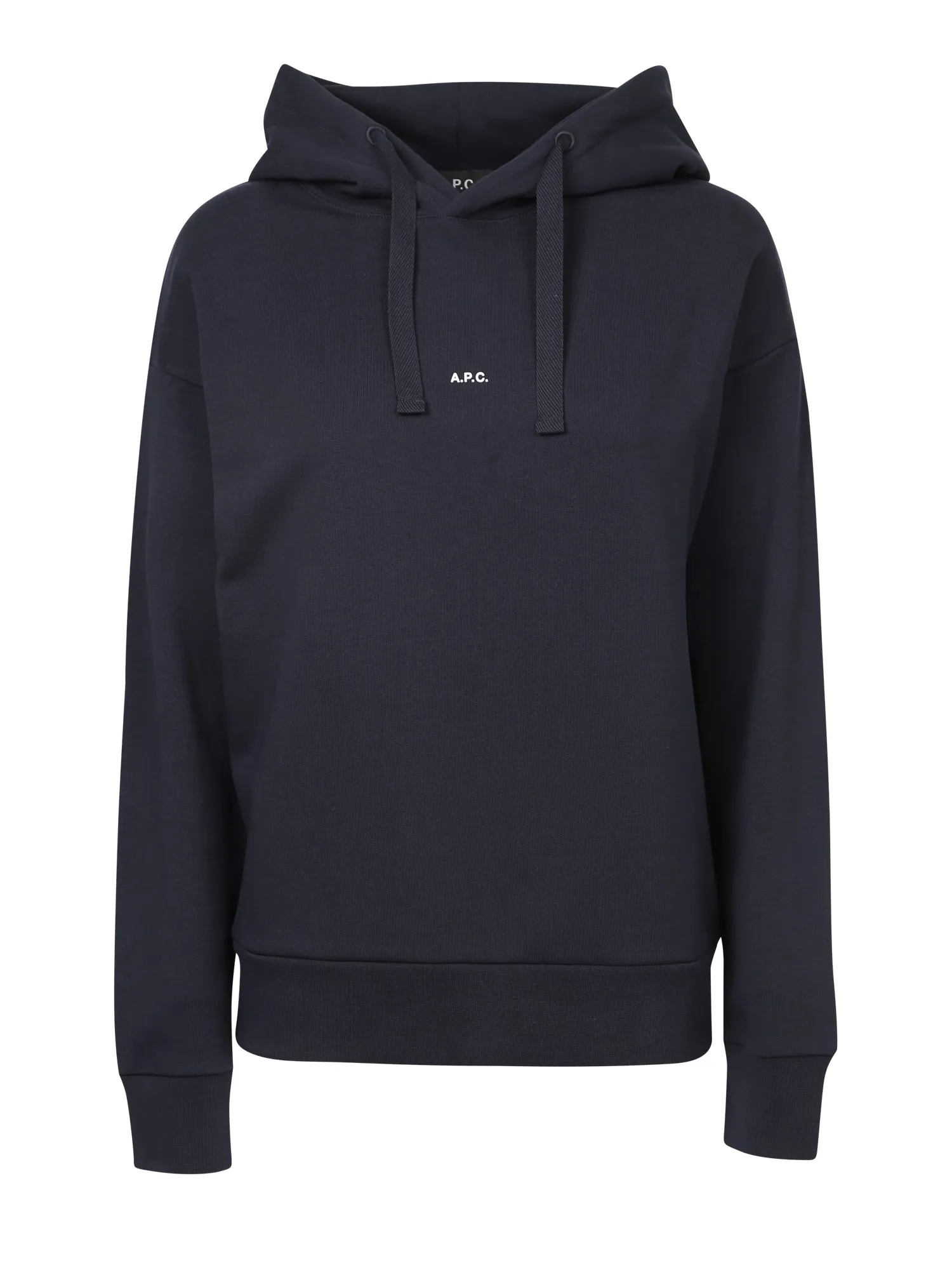 A.P.C. Logo Detailed Drawstring Hoodie
