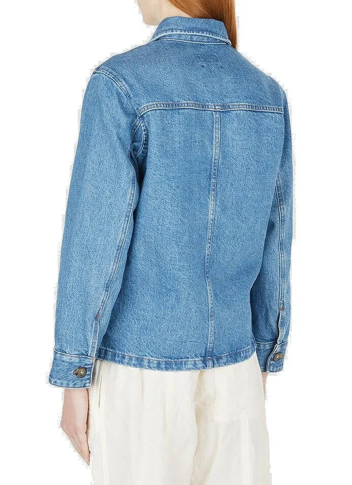 A.P.C. Silvana Pocket Patch Denim Jacket